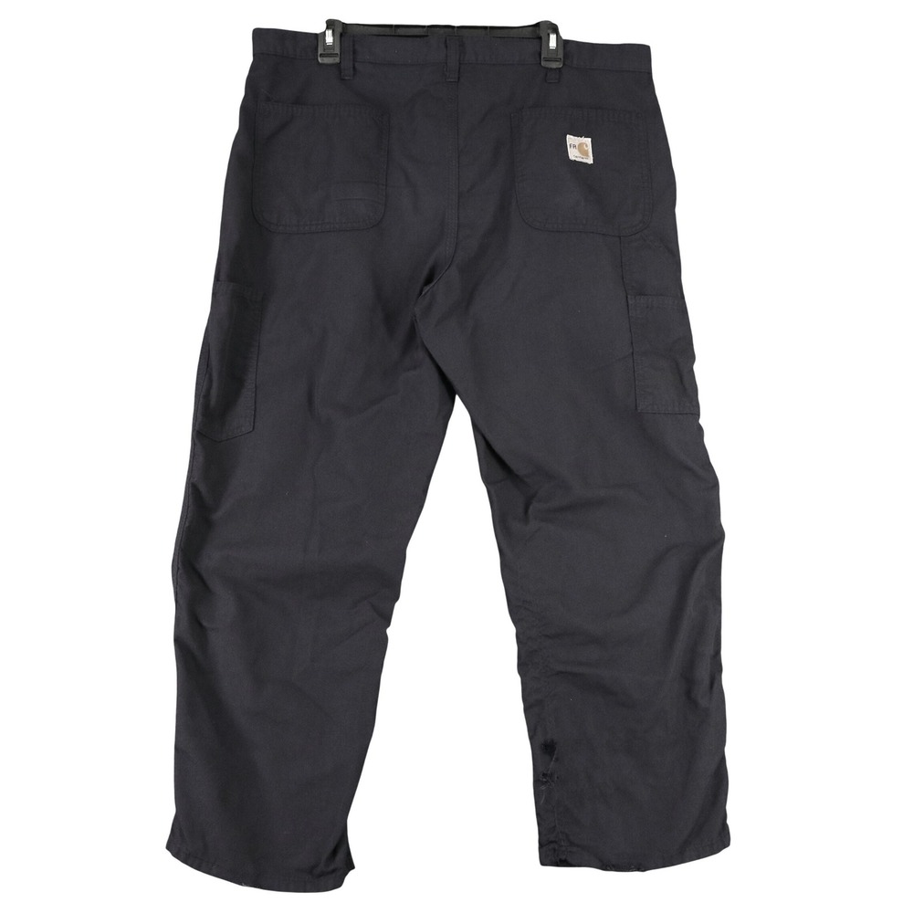 Carhartt FR Flame Resistant Cargo Work Pants Mens 38x28 Utility Navy 73478-20